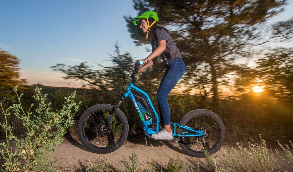 TROTRX all-terrain electric scooter ride in Alpe d&rsquo;Huez