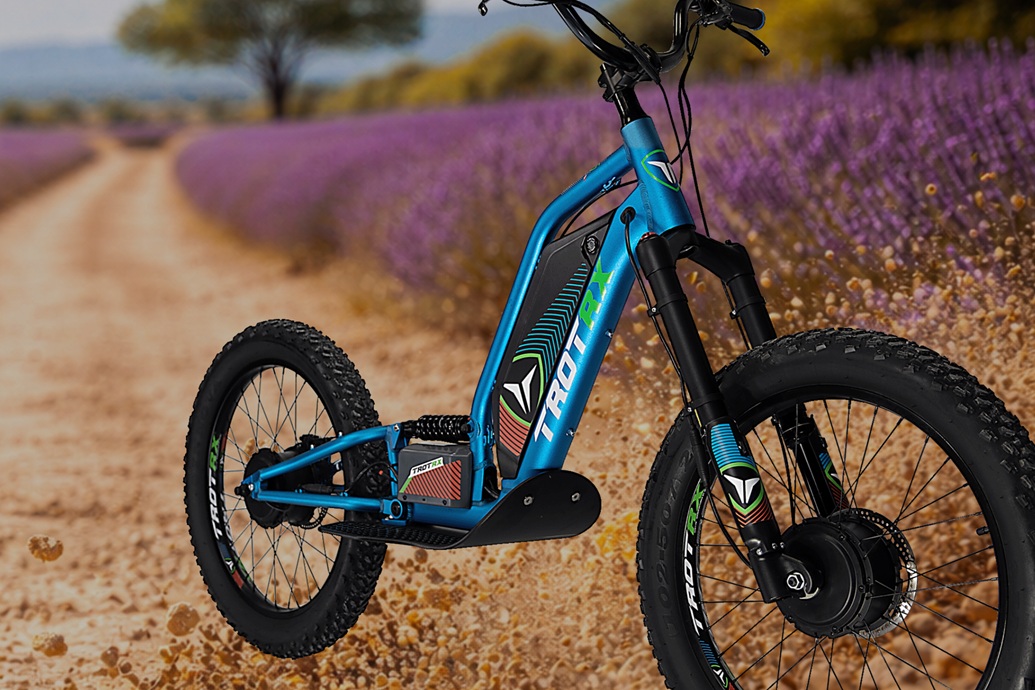 TROTRX E-SCOOT 24 inch 2x2 750 EVO 2026 all-terrain electric scooter hire in Alpe d&rsquo;Huez