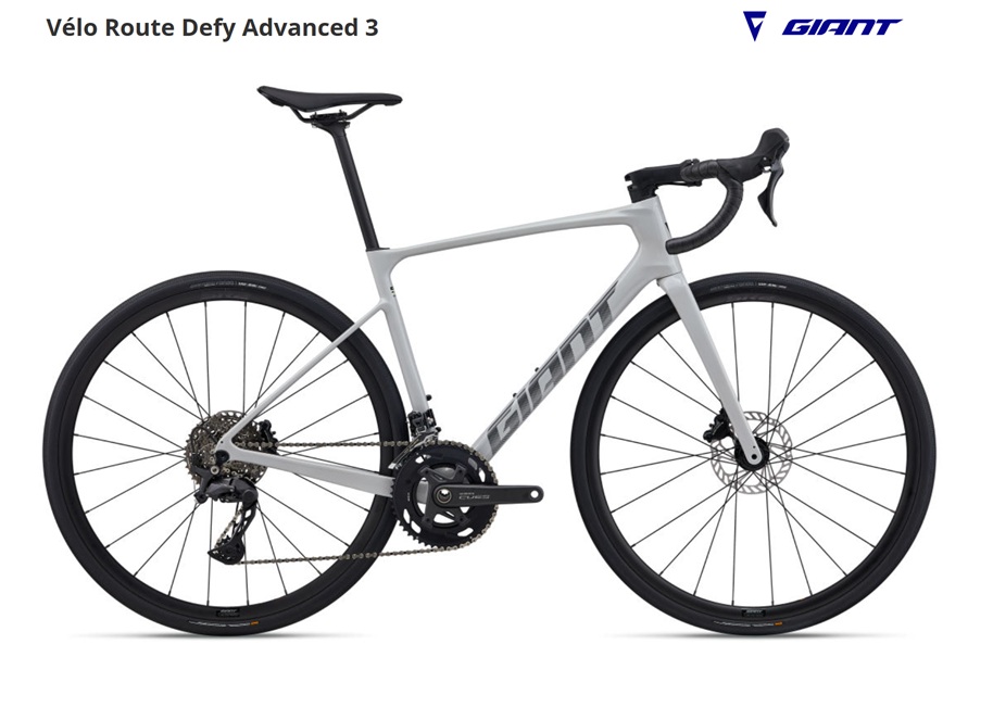 Giant Defy Advanced 3 road bike rental in Alpe d&rsquo;Huez