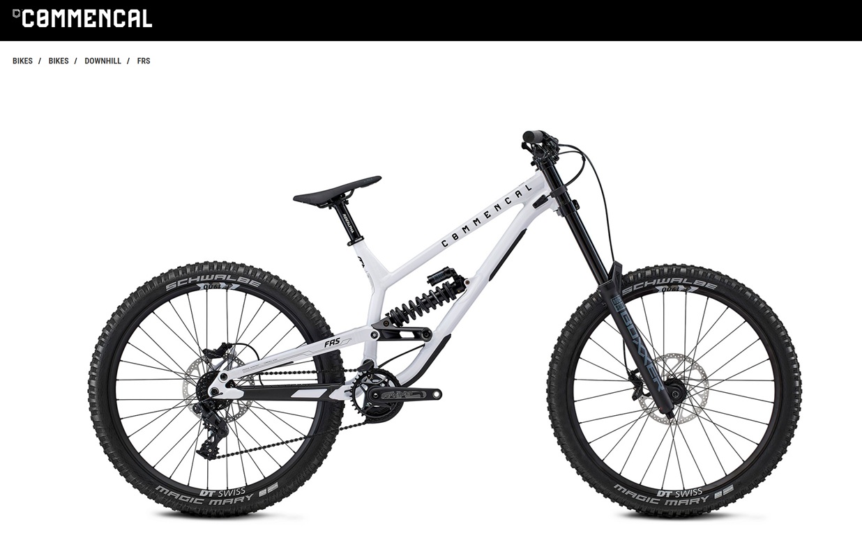 COMMENCAL Furious Park 2026 downhill mountain bike rental in Alpe d&rsquo;Huez