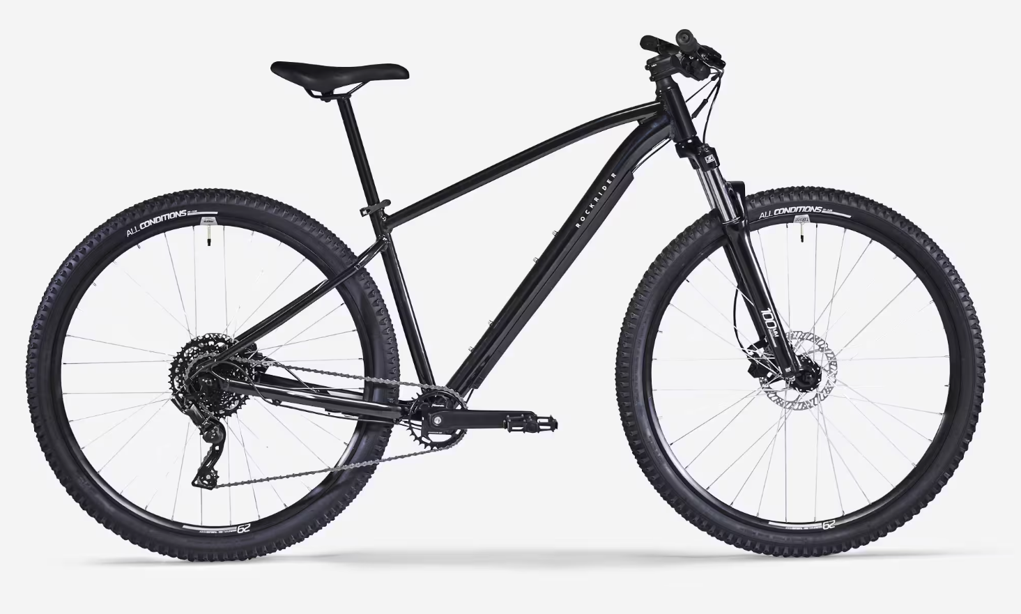 Rockrider EXPL 500 leisure mountain bike hire in Alpe d&rsquo;Huez